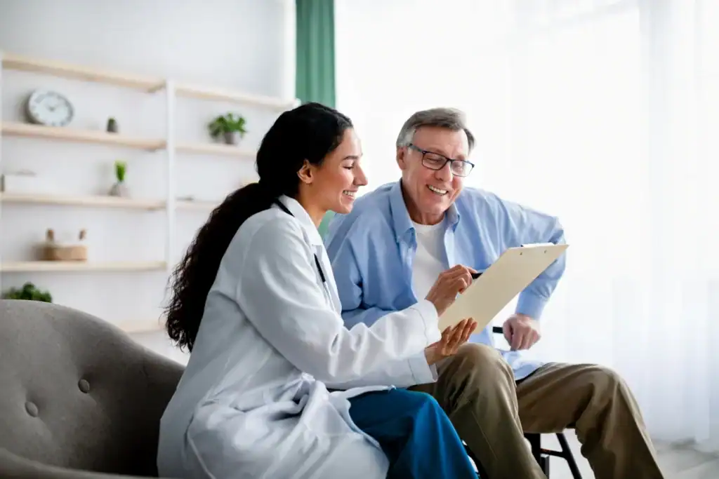 clinical trials st. louis: doctor and patient