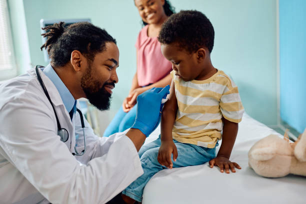 Clinical trials Atlanta: A child participating in a vaccine research study.