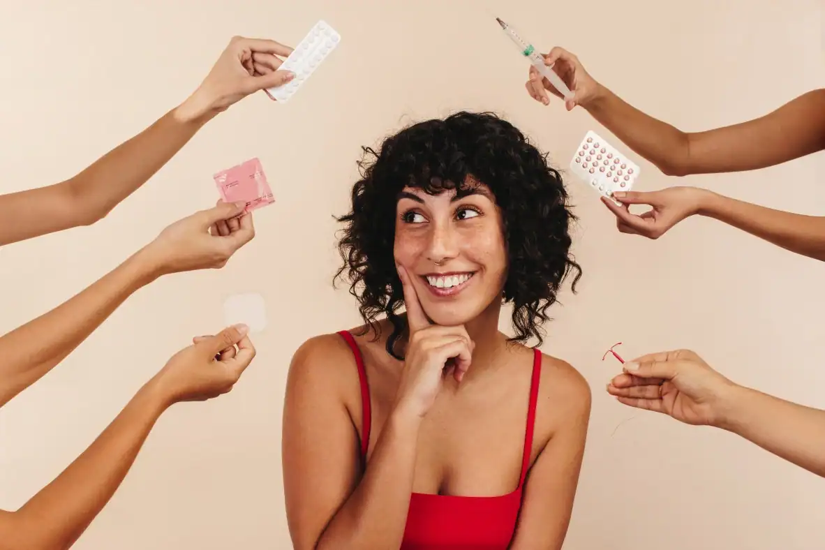 reproductive health clinical trials: woman needing to make a choice among various contraception options